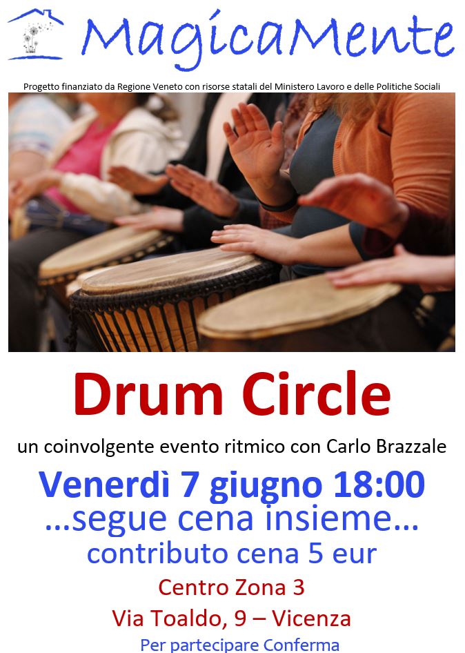 Drum circle 7 giugno
